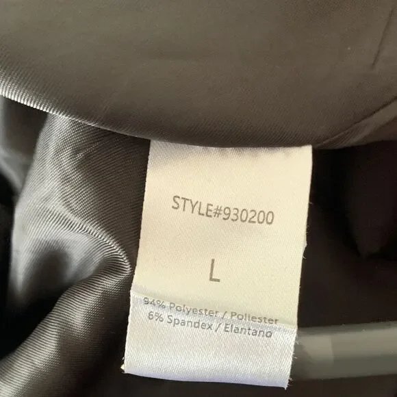 Mosaic & Co Black Velour Blazer/Skirt 2PC Set Size L - Picture 10 of 11